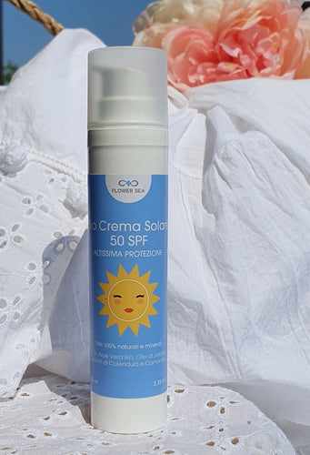 Crema Solare BIO - SPF 50 (Altissima Protezione)
